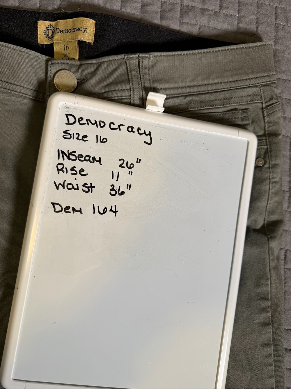 Democracy Women's gray skinny jeans - Picture 5 of 5